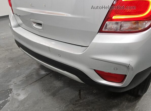 KL7CJPSMXNB540581 2022 CHEVROLET TRAX Silver 