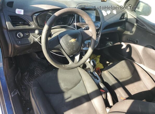 KL8CB6SA3JC450640 2018 CHEVROLET SPARK Blue Вид панелі приладів