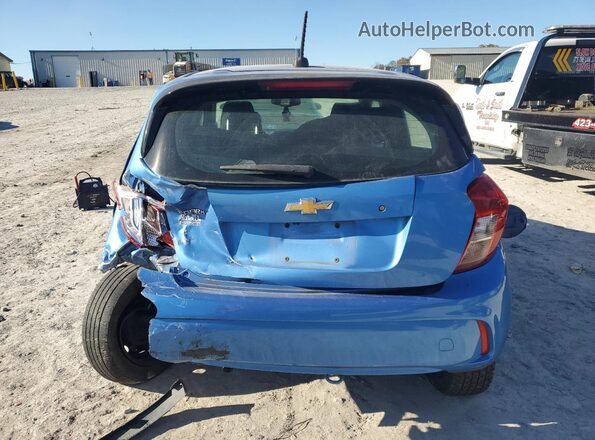 KL8CB6SA3JC450640 2018 CHEVROLET SPARK Blue Вид ззаду