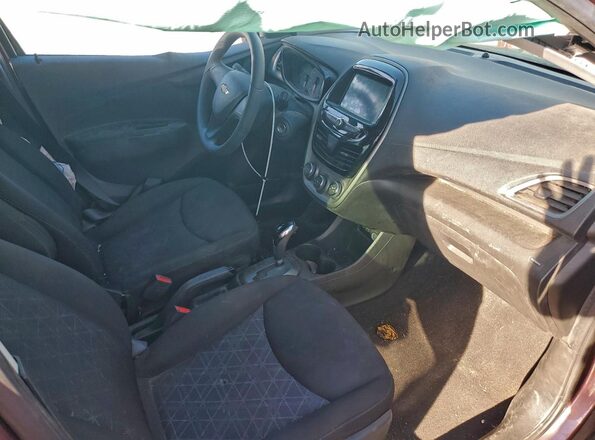 KL8CB6SA5KC725250 2019 CHEVROLET SPARK Purple Widok wnętrza z przodu