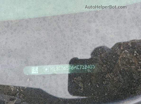 KL8CB6SA6KC732403 2019 CHEVROLET SPARK Черный 