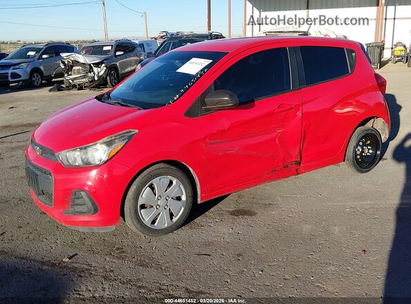 KL8CB6SA7HC782557 2017 CHEVROLET SPARK Red წინა მარცხენა ხედი სამი მეოთხედიდან