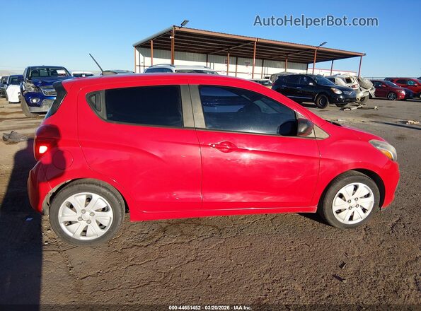 KL8CB6SA7HC782557 2017 CHEVROLET SPARK Red უკანა სალონის ხედი