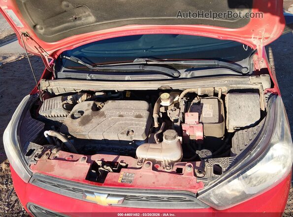 KL8CB6SA7HC782557 2017 CHEVROLET SPARK Red უკანა ხედი