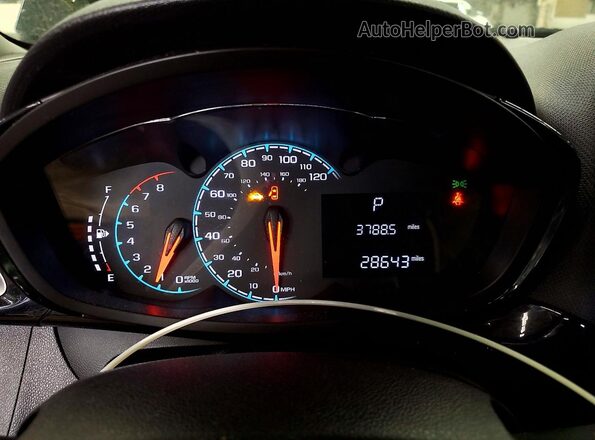 KL8CD6SA1MC733116 2021 CHEVROLET SPARK Black Instrument cluster view