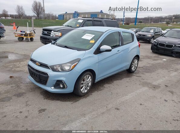 KL8CD6SA2GC635104 2016 CHEVROLET SPARK Light Blue Передня ліва чверть