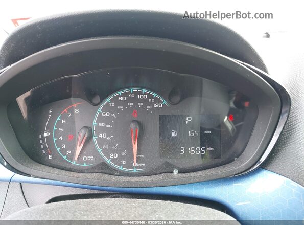 KL8CD6SA2JC480299 2018 CHEVROLET SPARK Blue Հետևի նստատեղերի տեսք