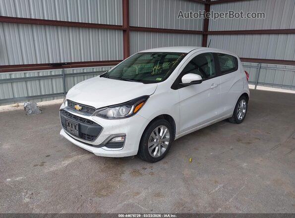 KL8CD6SA2KC709209 2019 CHEVROLET SPARK White წინა მარცხენა ხედი სამი მეოთხედიდან