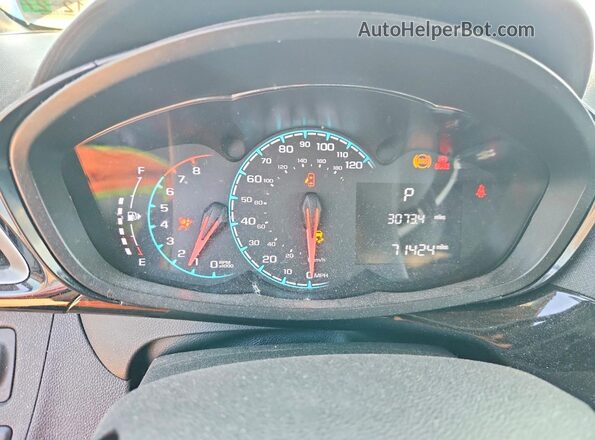 KL8CD6SA2MC738244 2021 CHEVROLET SPARK Blue Instrument cluster view