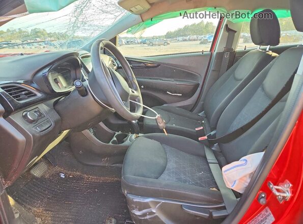 KL8CD6SA5KC719698 2019 CHEVROLET SPARK Красный Вид салона спереди