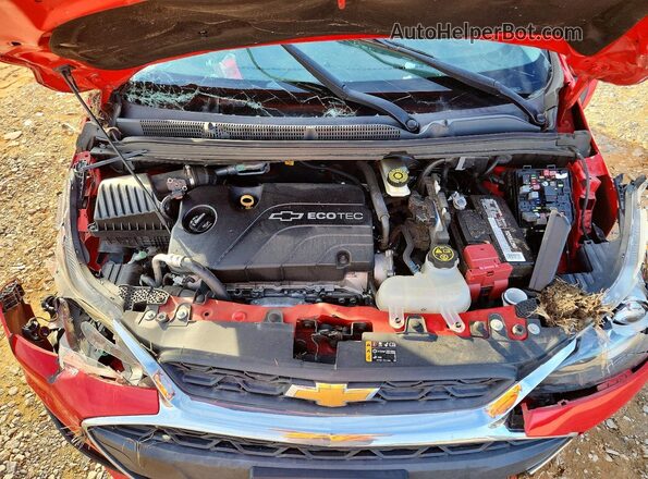 KL8CD6SA5KC719698 2019 CHEVROLET SPARK Красный Вид подкапотного пространства