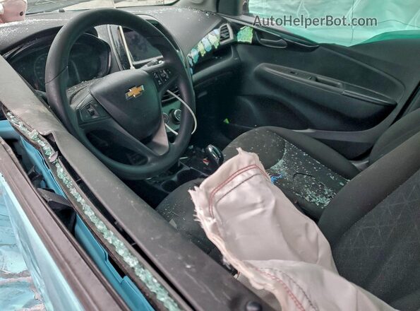 KL8CD6SA5MC716934 2021 CHEVROLET SPARK Blue Widok deski rozdzielczej