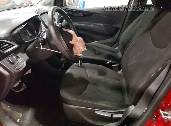 KL8CD6SA6LC447096 2020 CHEVROLET SPARK Red Widok wnętrza z przodu