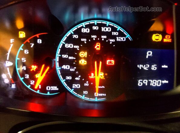 KL8CD6SA6LC447096 2020 CHEVROLET SPARK Red Widok zestawu wskaźników