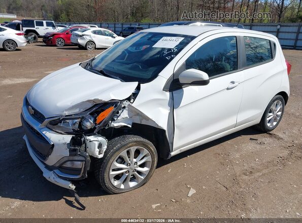 KL8CD6SA8MC738622 2021 CHEVROLET SPARK White წინა მარცხენა ხედი სამი მეოთხედიდან