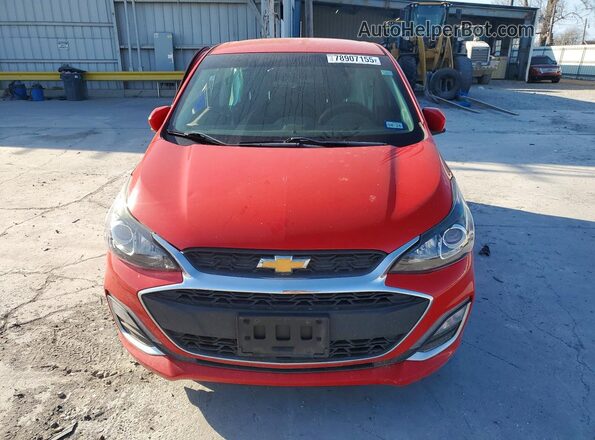 KL8CD6SA8MC747739 2021 CHEVROLET SPARK Red Front view