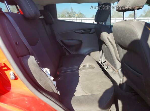 KL8CD6SA8MC747739 2021 CHEVROLET SPARK Red Rear seats view