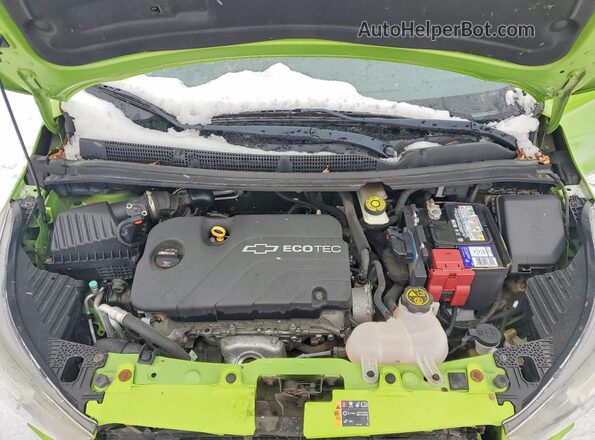 KL8CD6SA9GC563897 2016 CHEVROLET SPARK Green უკანა სალონის ხედი