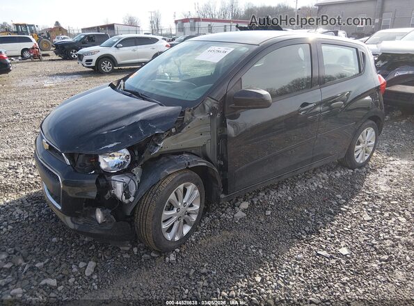 KL8CD6SA9GC631311 2016 CHEVROLET SPARK Black Առջևի ձախ երեք քառորդ տեսարան