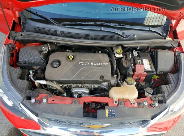 KL8CD6SAXNC014402 2022 CHEVROLET SPARK Red Вид задньої частини салону