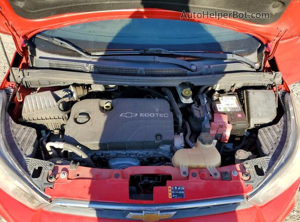 KL8CH6SA0JC422034 2018 CHEVROLET SPARK Red Vista interior trasera