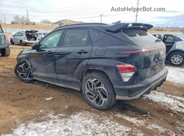 KM8HACA34RU027780 2024 HYUNDAI KONA Black Rear left