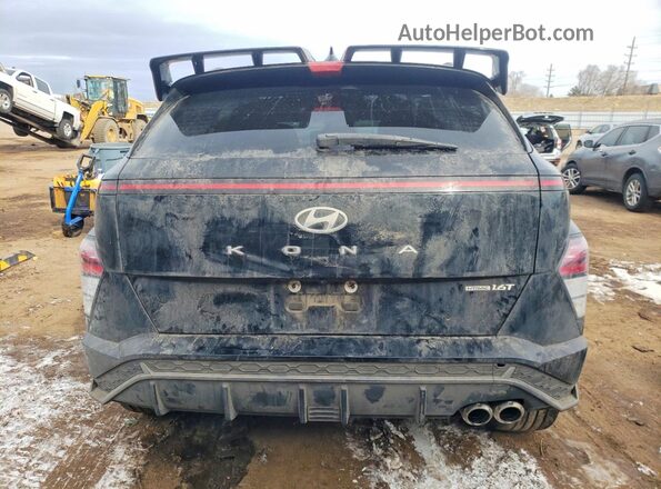 KM8HACA34RU027780 2024 HYUNDAI KONA Black Rear view