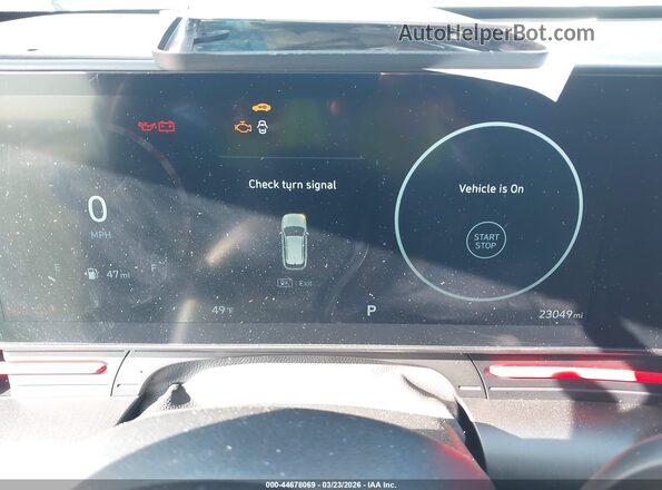 KM8HACA38RU111438 2024 HYUNDAI KONA Red უკანა სავარძლების ხედი