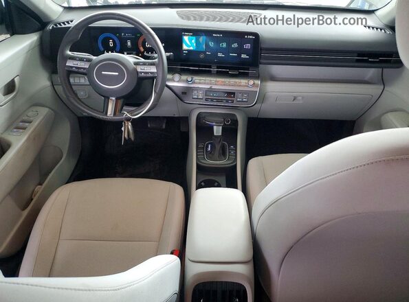 KM8HB3AB2RU129194 2024 HYUNDAI KONA Gray წინა პანელის ხედი