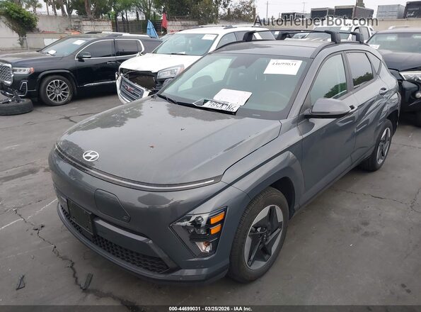KM8HC3A64SU021682 2025 HYUNDAI KONA ELECTRIC Серый Передняя левая четверть
