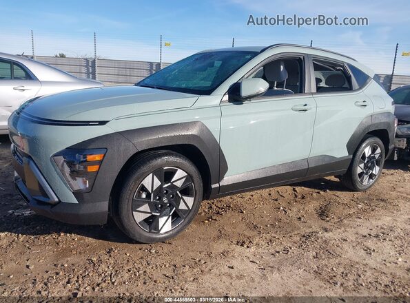 KM8HC3AB2RU092158 2024 HYUNDAI KONA Blue წინა მარცხენა ხედი სამი მეოთხედიდან
