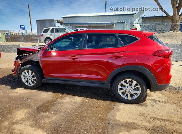 KM8J23A40MU384177 2021 HYUNDAI TUCSON Красный Задняя левая четверть