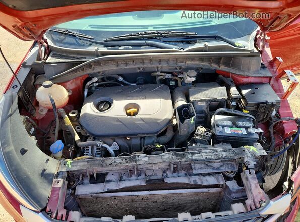 KM8J23A40MU384177 2021 HYUNDAI TUCSON Красный Вид задней части салона