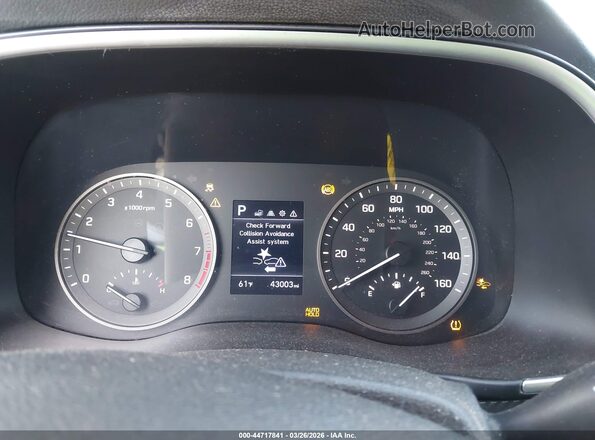 KM8J23A41LU146093 2020 HYUNDAI TUCSON Dark Blue Widok tylnych siedzeń