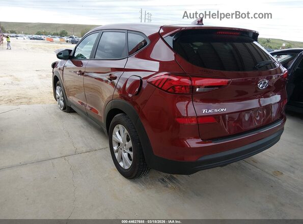 KM8J23A42LU158205 2020 HYUNDAI TUCSON Red უკანა მარცხენა