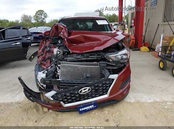 KM8J23A42LU158205 2020 HYUNDAI TUCSON Red ხელსაწყოთა პანელის ხედი