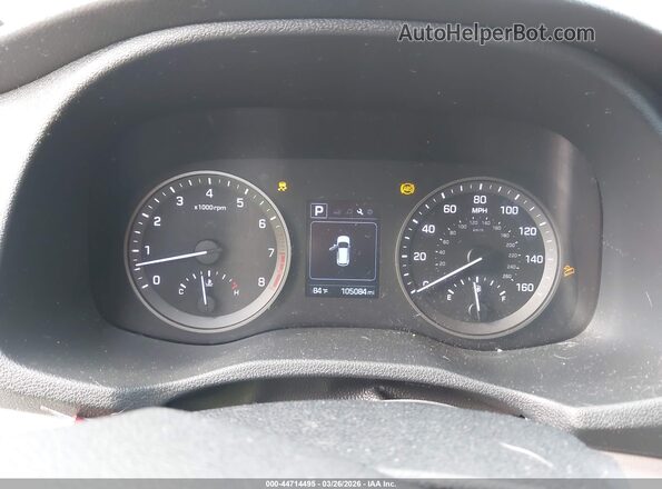 KM8J23A44JU629476 2018 HYUNDAI TUCSON White Widok tylnych siedzeń