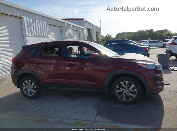 KM8J23A44LU241263 2020 HYUNDAI TUCSON Burgundy Rear interior view