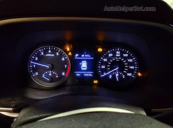 KM8J23A48MU337866 2021 HYUNDAI TUCSON Черный Вид щитка приборов