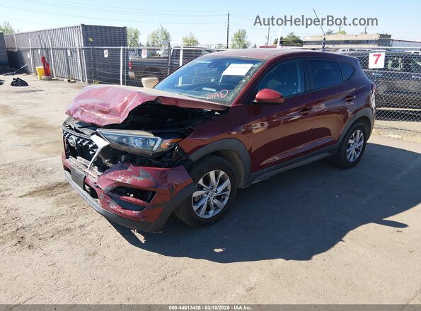 KM8J23A49LU210588 2020 HYUNDAI TUCSON Burgundy Передня ліва чверть