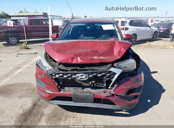 KM8J23A49LU210588 2020 HYUNDAI TUCSON Burgundy Вид спереду