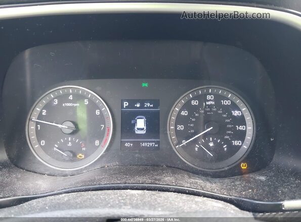 KM8J2CA40KU884644 2019 HYUNDAI TUCSON Gray Rear seats view