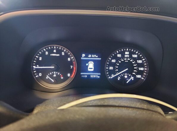 KM8J2CA43MU341971 2021 HYUNDAI TUCSON Black Вид щитка приладів