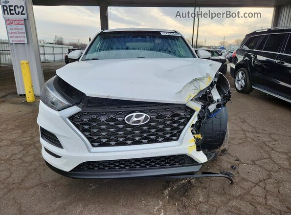 KM8J2CA44KU017652 2019 HYUNDAI TUCSON Белый Вид спереди