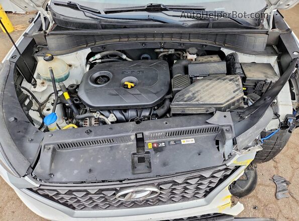 KM8J2CA44KU017652 2019 HYUNDAI TUCSON Белый Вид подкапотного пространства