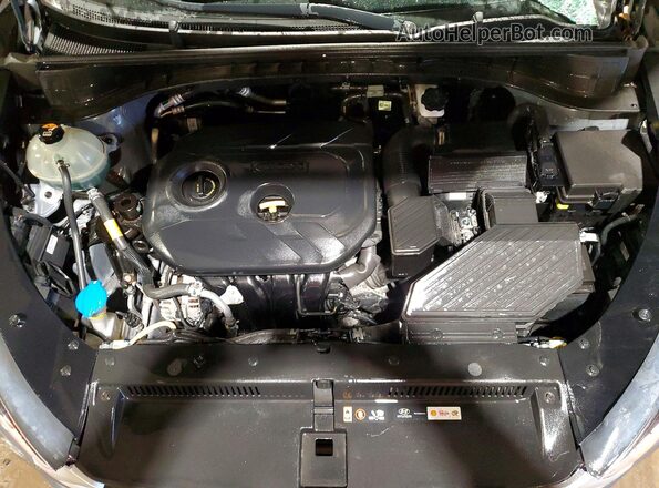 KM8J2CA45MU296032 2021 HYUNDAI TUCSON Gray Vista del compartimento del motor
