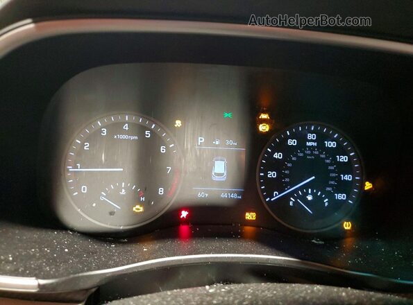 KM8J2CA45MU296032 2021 HYUNDAI TUCSON Gray Vista del cuadro de instrumentos
