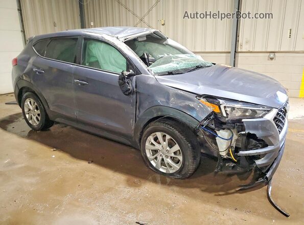 KM8J2CA45MU296032 2021 HYUNDAI TUCSON Gray Delantero derecho