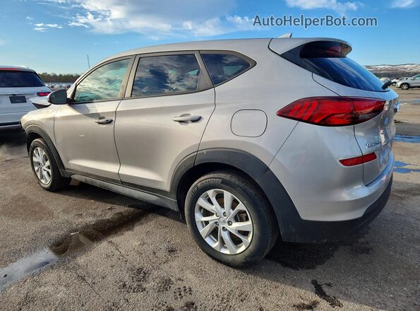 KM8J2CA46MU394650 2021 HYUNDAI TUCSON Серебряный Задняя левая четверть