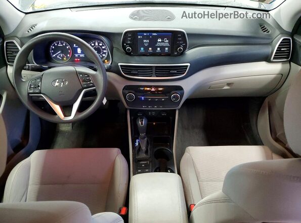 KM8J2CA47KU882437 2019 HYUNDAI TUCSON Charcoal Առջևի վահանակի տեսք